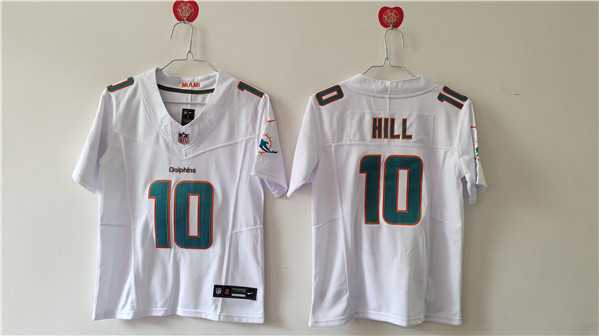Women's Miami Dolphins #10 Tyreek Hill White F.U.S.E. Vapor Untouchable Football Stitched Jersey(Run Small),We sell and wholesale Women's Miami Dolphins #10 Tyreek Hill White F.U.S.E. Vapor Untouchable Football Stitched Jersey(Run Small) on line form chian!